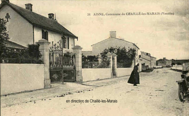 Souvenirs de la commune de Chaill-les-Marais  travers quelques cartes postales anciennes